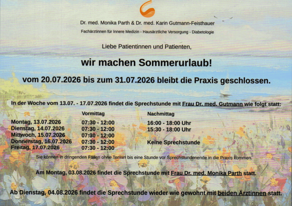 Sommerurlaub 2026 1. Seite
